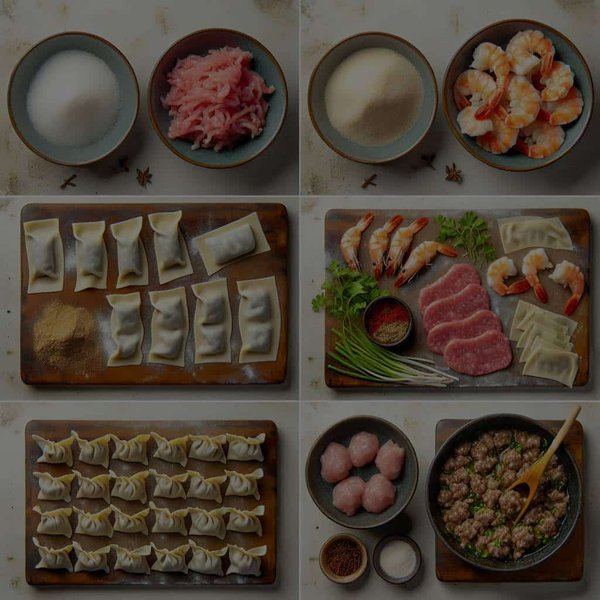 Quelle est la méthode pour faire des raviolis chinois maison au porc et aux crevettes?