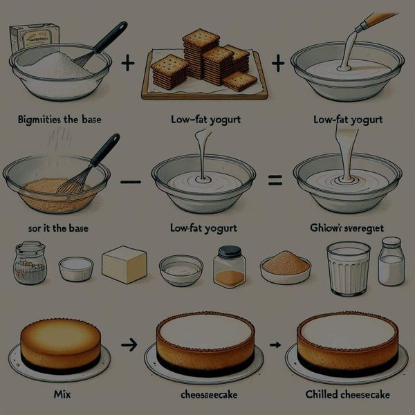 Comment réaliser un cheesecake allégé sans fromage à la crème?