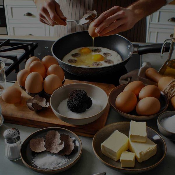 Comment préparer des œufs brouillés crémeux aux truffes noires pour un brunch de luxe?