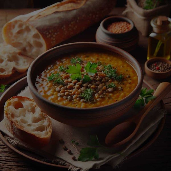 Est-il possible de faire une soupe de lentilles complète et faible en matières grasses?